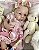 BEBÊ REBORN SILICONE SÓLIDO ORIGINAL MOLINHO ANABELLY 35 CM - Imagem 3