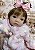 BEBÊ REBORN SILICONE SÓLIDO CANDY REALISTA MAMA E FAZ XIXI - Imagem 2