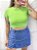 Cropped manguinha canelado - Imagem 6