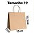 Sacola Kraft Lisa com Alça Torcida PP (15x18,5x7cm) - Pacotes com 50 unidades - Imagem 1