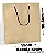 Sacola Kraft PP com Alça Nylon (15x18,5x7cm) - Pacote com 50 unidades - Imagem 1