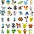Pokémon 144 Bonecos Miniaturas Coleção Completa com Pikachu - Imagem 7
