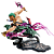 Boneco Roronoa Zoro Action Figure Anime One Piece - Imagem 1