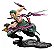 Boneco Roronoa Zoro Action Figure Anime One Piece - Imagem 2