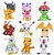 Kit 9 Miniaturas Digimon World Brinquedo Coleção Bonecos - Imagem 1