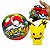 Kit 100 Miniaturas Pokémon E 100 Pokebolas 5 Cm Brinquedo - Imagem 4
