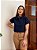 1341 Cropped Com Gola Comfy - Imagem 1