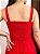 1447 Vestido Midi Balonê Vermelho - Imagem 6