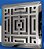 RALO FUNDO PISCINA INOX 316L QUADRA MAYA CRISTAL INOX - Imagem 1