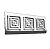 Grelha Modular Central 108x264mm Inox316L Cristal Inox 37265 - Imagem 1