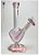 Bong Heart Light Pink 22cm 1353 - Imagem 1