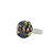 Bowl Vidro Hardglass Corda 14,5mm Macho - Imagem 1