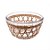 Bowl de vidro e fibra natural - Imagem 1
