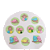 Apliques de Pasta Americana - Jardim Encantado -  5cm - kit com 10 unidades - Imagem 1