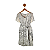 Vestido Luigi Bertolli Branco e Preto M - Imagem 1
