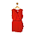 Vestido INFINI Laranja 44 - Imagem 1