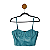Top ZARA Turquesa M - Imagem 1