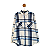 Camisa Forever 21 Azul e Branca M - Imagem 1