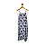 Vestido AK Casual Azul e Branco 42 - Imagem 2