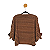 Blusa Maria Maluca Marrom M - Imagem 2
