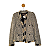 Blazer Mixed Bege P - Imagem 1
