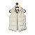 Colete ZARA Branco M - Imagem 1
