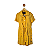 Vestido Animale Mostarda PP - Imagem 1