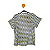 Blusa Miss Fashion Azul e Amarela G - Imagem 2
