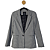 Blazer Bershka Branco e Preto PP - Imagem 1