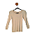 Blusa Bonneterie Creme P - Imagem 1