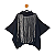 Poncho ZARA Preto P/GG - Imagem 1