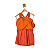 Vestido Aline Mezzari Laranja P - Imagem 3