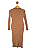 Vestido Camila Lobo Bege M - Imagem 3