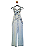 Jardineira Bluesteel Jeans claro P - Imagem 1