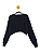 Sweater Forever21 Preto P/M - Imagem 3