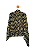 Poncho Bege e Preto U - Imagem 1