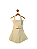 Conjunto Ademar Malhas Creme P - Imagem 1