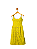 Vestido Amissima Amarelo P - Imagem 1