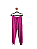 Calça Rosa P - Imagem 1