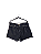Short L*Dnim Preto 42 - Imagem 1