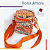 Bolsa Amora - Étnica laranja com laranja - Imagem 2