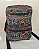 Mochila Saramago - Étnico colorido com azul marinho - Imagem 1