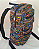 Mochila Saramago - Étnico colorido com azul marinho - Imagem 2