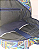 Mochila Saramago - Étnico colorido com azul marinho - Imagem 3