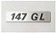 Emblema 147 GL (FIAT 147 GL)(170) - Imagem 2