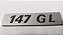 Emblema 147 GL (FIAT 147 GL)(170) - Imagem 6