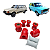 Kit Buchas Diant Pu Poliuretano 6pçs Graxa Fiat 147 M10 - Imagem 3