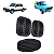 Kit Capa de Pedal Freio Embreagem Acelerador FIAT147 OGGI - Imagem 1