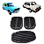 Kit Capa de Pedal Freio Embreagem Acelerador FIAT147 OGGI - Imagem 2