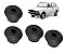 KIT 04 BUCHAS BORRACHA SUPERIOR AMORTECEDOR TRASEIRO FIAT147 600463 - Imagem 1